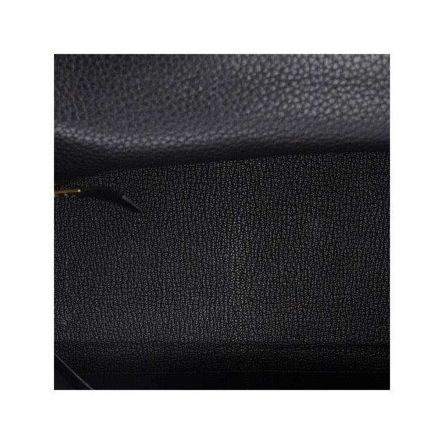 エルメス ケリー32 内縫い ブラック トリヨンクレマンス ゴールド金具 HERMES KELLY RETOURNE 32 BLACK TAURILLON CLEMENCE GOLD HARDWARE【中古】