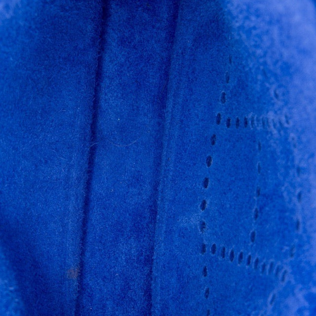 エルメス ミニエヴリン TPM マキシ・カドリーユ ブルーロイヤル トリヨンクレマンス シルバー金具 ミニエブリン HERMES EVELYNE TPM MAXI QUADRILLE BLEU ROYAL TAURILLON CLEMENCE SILVER HARDWARE【中古】