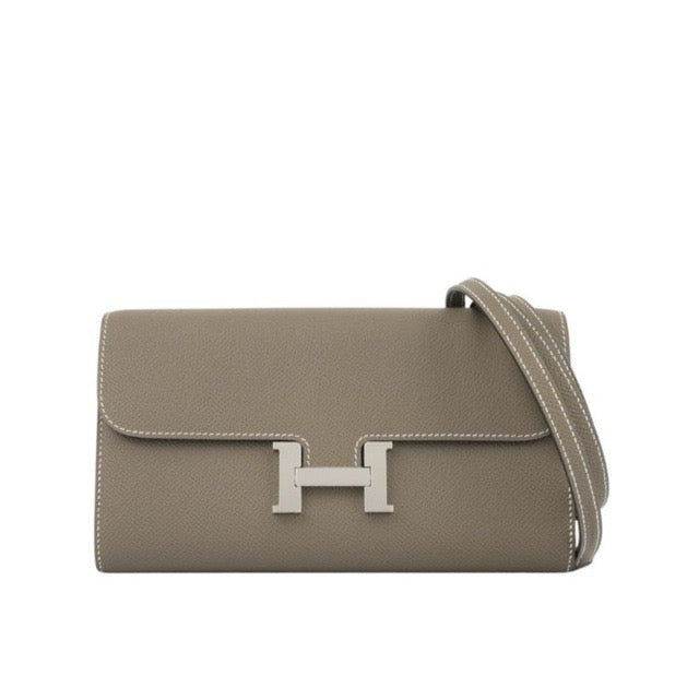 エルメス コンスタンスウォレット トゥーゴー 長財布 エトゥープ エプソン シルバー金具 HERMES CONSTANCE WALLET TO GO ETOUPE EPSOM SILVER HARDWARE