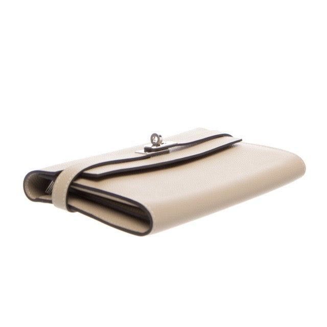 エルメス ケリー ロングウォレット トレンチ エプソン シルバー金具 長財布 HERMES KELLY LONG WALLET TRENCH EPSOM SILVER HARDWARE