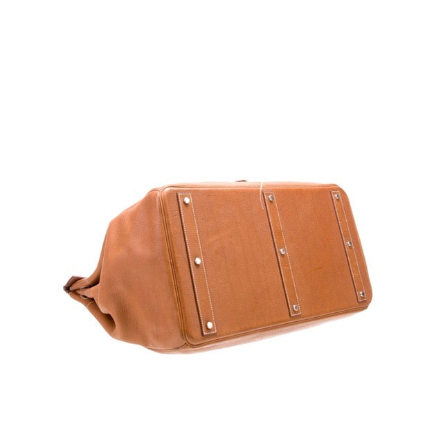 エルメス バーキン50 オータクロア HAC マルチポケット ゴールド トゴ シルバー金具 HERMES BIRKIN 50 MULTIPOCKETS GOLD TOGO SILVER HARDWARE【中古】