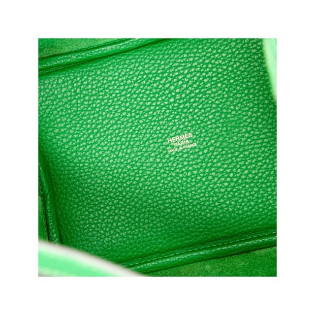 エルメス ピコタンロックPM モノクローム バンブー トリヨンクレマンス グリーン金具 HERMES PICOTIN LOCK 18 MONOCHROME BAMBOO TAURILLON CLEMENCE GREEN HARDWARE【中古】
