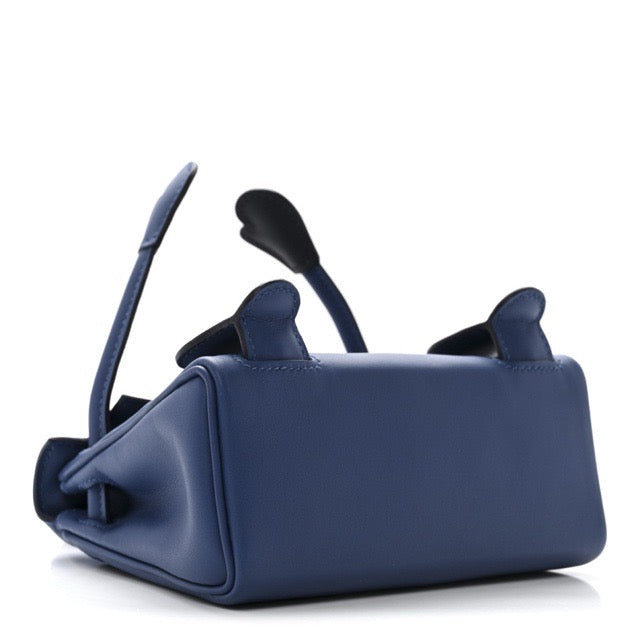 エルメス ケリードール 16 ブルータイ キャバン スイフト シルバー金具 HERMES KELLY DOLL QUELLE IDOLE 16 BLEU TIE CABAN SWIFT SILVER HARDWARE