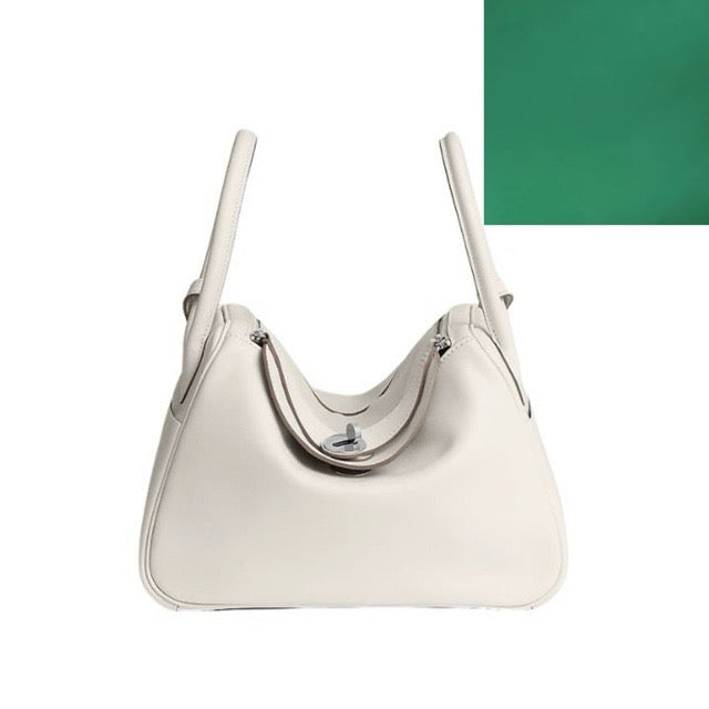 エルメス リンディ 26 ヴェルソ グリペール ヴェールヴェルティゴ スイフト シルバー金具 HERMES LINDY 26 VERSO GRIS PALE VERT VERTIGO SWIFT SILVER HARDWARE