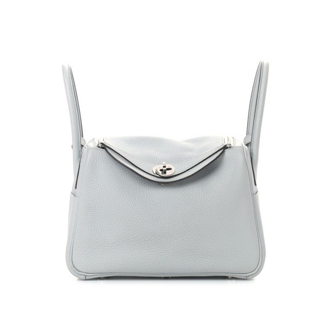 エルメス リンディ 26 ブルーペール トリヨンクレマンス シルバー金具 HERMES LINDY 26 BLEU PALE TAURILLON CLEMENCE SILVER HARDWARE