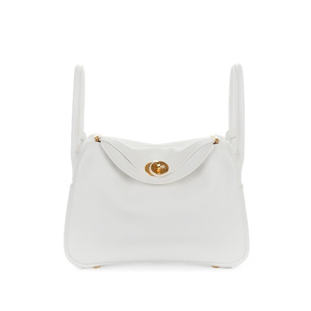 エルメス リンディ 26 ニューホワイト エヴァーカラー エバーカラー ゴールド金具 HERMES LINDY 26 NEW WHITE EVERCOLOR GOLD HARDWARE