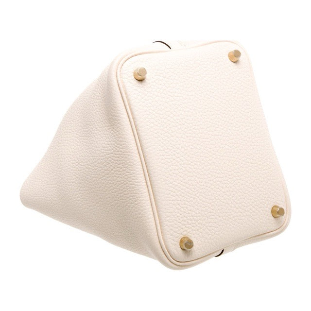 エルメス ピコタンロックPM ナタ トリヨンクレマンス ゴールド金具 HERMES PICOTIN LOCK 18 PM NATA TAURILLON CLEMENCE GOLD HARDWARE