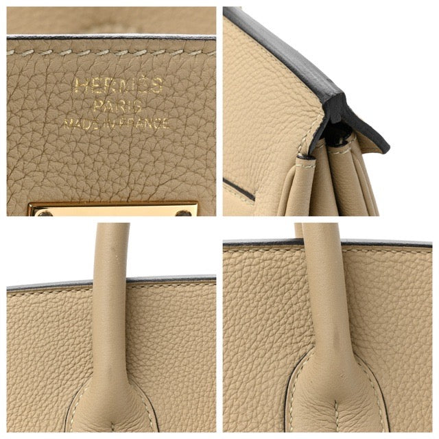 【大変美品】エルメス バーキン40 オータクロア HAC トレンチ トゴ ゴールド金具 HERMES BIRKIN 40 TRENCH TOGO GOLD HARDWARE【中古】