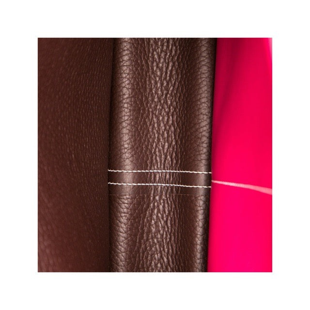 HERMES HALZAN 31 VERSO ROUGE SELLIER FRAMBOISE TAURILLON CLEMENCE SILVER HARDWARE