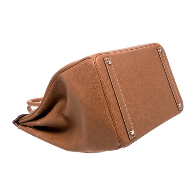 エルメス バーキン40 オータクロア HAC ゴールド トゴ シルバー金具 HERMES BIRKIN 40 HAC GOLD TOGO SILVER HARDWARE