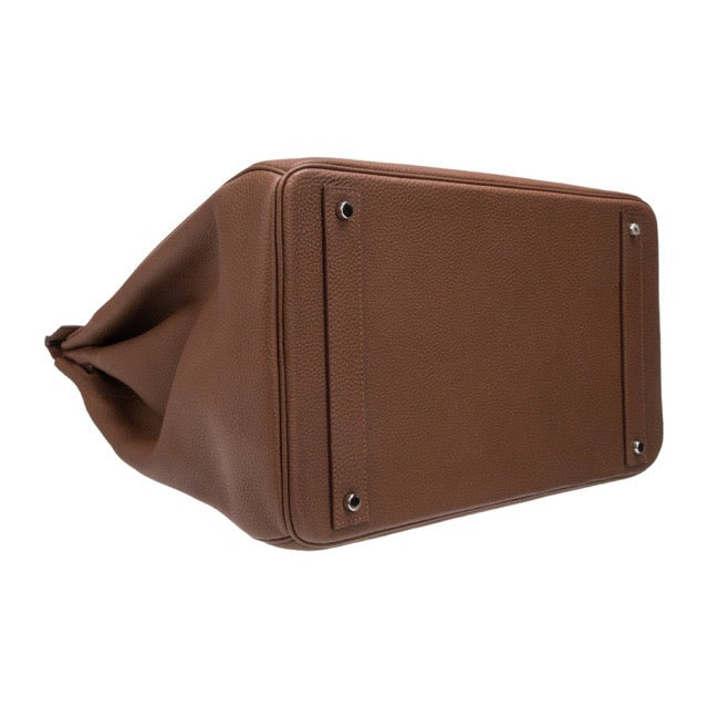 エルメス バーキン40 オータクロア HAC クープ ドゥ ソレイユ ゴールド トゴ シルバー金具 HERMES BIRKIN 40 HAC COUP DE SOLEIL GOLD TOGO SILVER HARDWARE