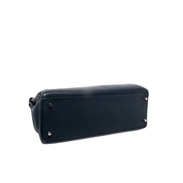 エルメス ケリー40 内縫い ブルードプリュス トゴ シルバー金具 HERMES KELLY RETOURNE 40 BLEU DE PRUSSE TOGO SILVER HARDWARE【中古】