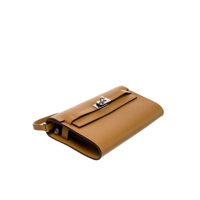 エルメス ケリーウォレット トゥーゴー 長財布 セサミ エヴァーカラー エバーカラー シルバー金具 HERMES KELLY WALLET TO GO SESAME EVERCOLOR SILVER HARDWARE