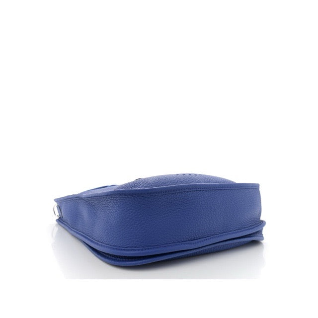 エルメス エヴリン PM ブルーロイヤル ブルーロワイヤル トリヨンクレマンス シルバー金具 エブリン ショルダーバッグ HERMES EVELYNE PM BLEU ROYAL TAURILLON CLEMENCE SILVER HARDWARE