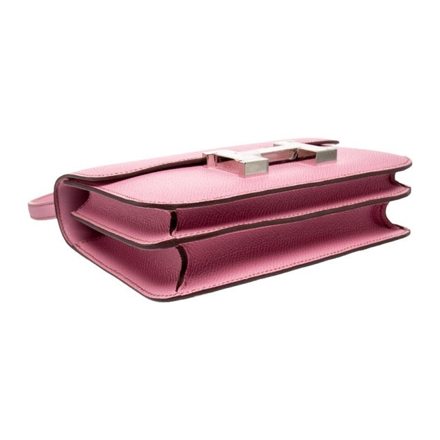エルメス コンスタンス 18 5P バブルガムピンク エプソン シルバー金具 ショルダーバッグ HERMES CONSTANCE 18 5P BUBBLEGUM PINK EPSOM SILVER HARDWAR