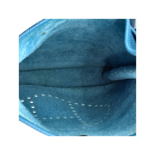 エルメス エヴリン PM ブルージーン トリヨンクレマンス シルバー金具 エブリン ショルダーバッグ HERMES EVELYNE PM BLEU JEAN TAURILLON CLEMENCE SILVER HARDWARE【中古】
