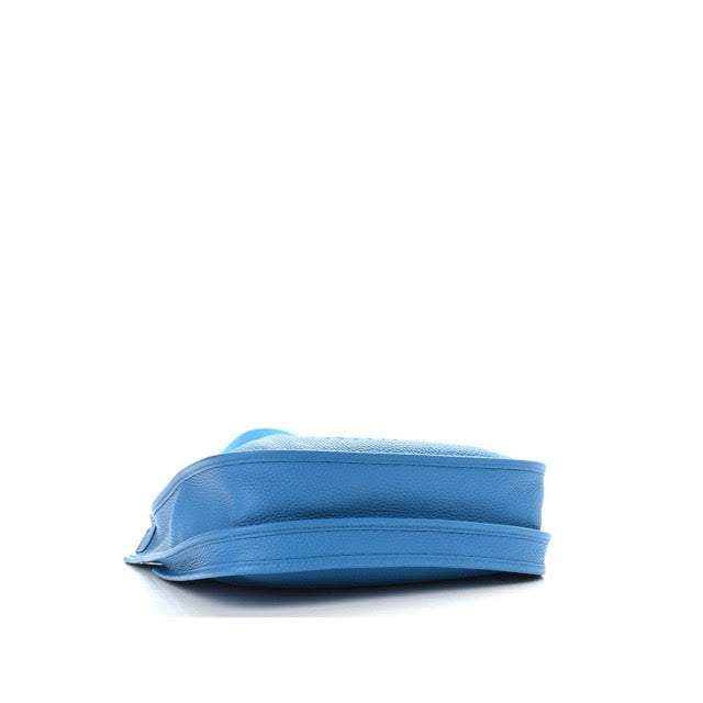 エルメス エヴリン PM ブルーザンジバル トリヨンクレマンス シルバー金具 エブリン ショルダーバッグ HERMES EVELYNE PM BLEU ZANZIBAR TAURILLON CLEMENCE SILVER HARDWARE【中古】