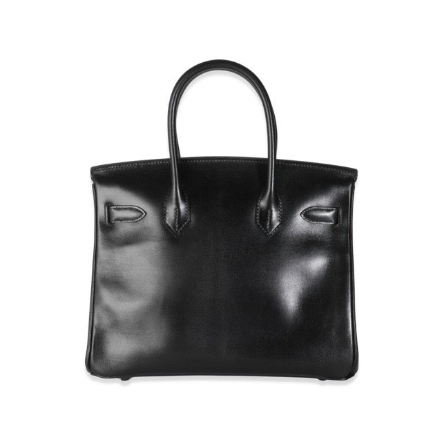 【極美品】【未使用に近い】HERMES エルメス　バーキン25 空箱 エルメス HERMES バーキン25 W刻 (2024年製) ブラック シルバー