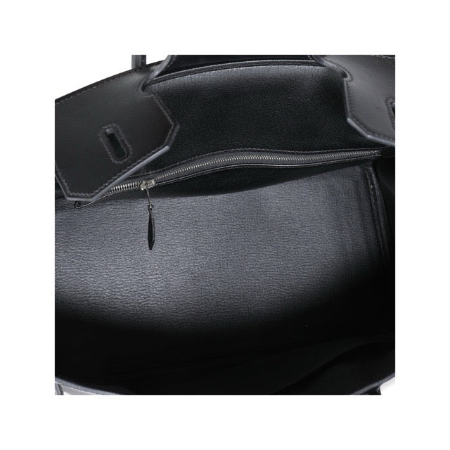 エルメス バーキン30 ソーブラック ボックスカーフ ブラック金具 HERMES BIRKIN 30 SO BLACK BOX CALFSKIN BLACK HARDWARE【中古】
