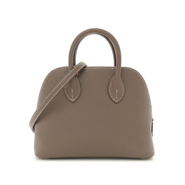柔らかな印象【HERMES】ボリード ミニモデル エルメスのボリードはどのサイズが使いやすい？ミニ・25・27