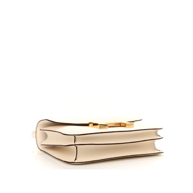 エルメス ミニコンスタンス 18 ナタ シェーブルミゾール ゴールド金具 ショルダーバッグ HERMES MINI CONSTANCE 18 NATA CHEVRE MYSORE GOLD HARDWARE【中古】