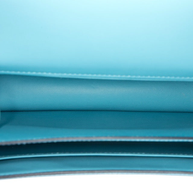 エルメス コンスタンス 24 ブルーノール エプソン シルバー金具 ショルダーバッグ HERMES CONSTANCE 24 BLEU DU NORD EPSOM SILVER HARDWARE
