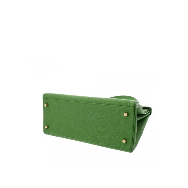 エルメス ケリー２８ 内縫い ヴェールユッカ トゴ ゴールド金具 HERMES KELLY RETOURNE 28 VERT YUCCA TOGO GOLD HARDWARE