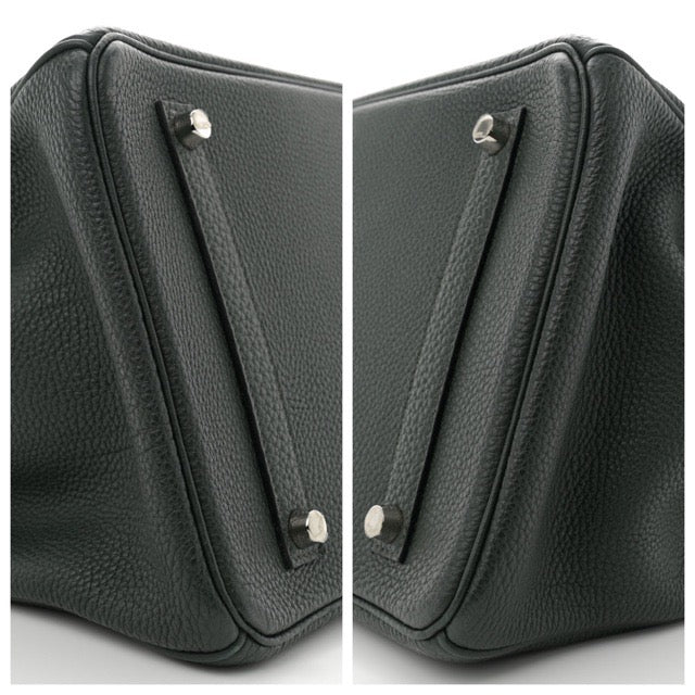 エルメス バーキン35 ヴェールフォンセ トゴ シルバー金具 HERMES BIRKIN 35 VERT FONCE TOGO SILVER HARDWARE【中古】