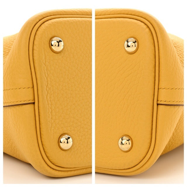 エルメス ボリード31 ジョーヌアンブル トリヨンクレマンス ゴールド金具 HERMES BOLIDE 31 JAUNE AMBRE TAURILLON CLEMENCE GOLD HARDWARE【中古】