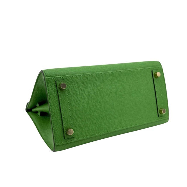 エルメス バーキン25 セリエ 外縫い ヴェールユッカ エプソン ゴールド金具 HERMES BIRKIN SELLIER 25 VERT YUCCA EPSOM GOLD HARDWARE