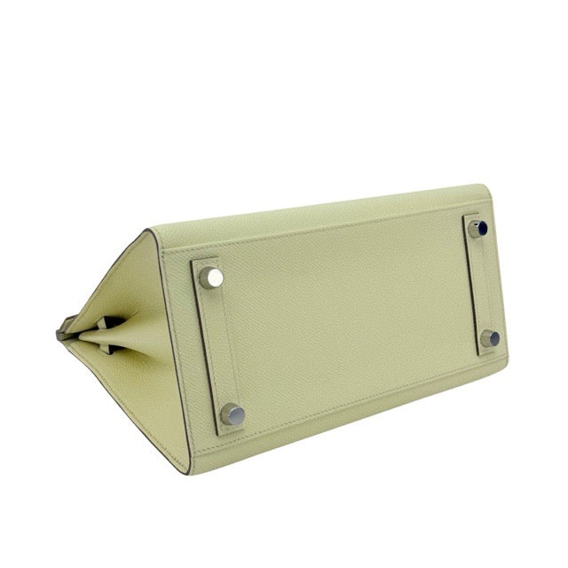 エルメス バーキン25 セリエ 外縫い ジョーヌミルトン エプソン シルバー金具 HERMES BIRKIN SELLIER 25 JAUNE MILTON EPSOM SILVER HARDWARE