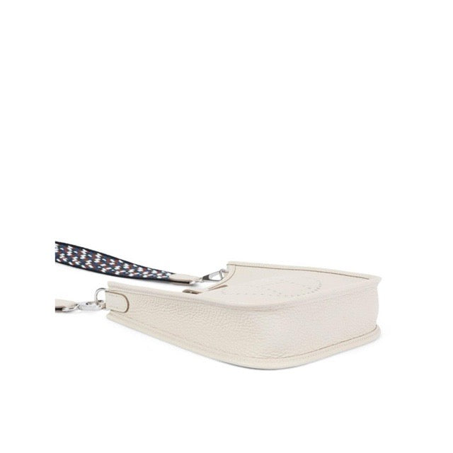 HERMES MINI EVELYNE TPM AMAZONE ZIGZAG SANGLES BETON TAURILLON CLEMENCE SILVER HARDWARE