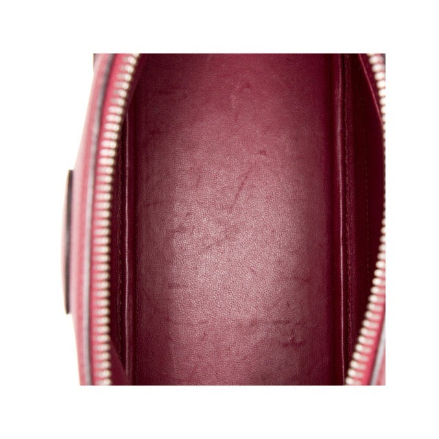 エルメス ボリード27 ルージュグレナ エプソン シルバー金具 HERMES BOLIDE 27 ROUGE GRENAT EPSOM SILVER HARDWARE【中古】