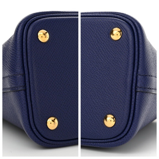 エルメス ボリード27 ブルーアンクル エプソン ゴールド金具 HERMES BOLIDE 27 BLEU ENCRE EPSOM GOLD HARDWARE【中古】