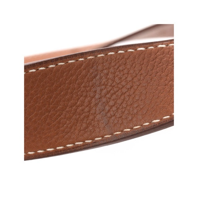 エルメス ケリー メッセンジャー PM ショルダーバッグ フォーブ バレニアフォーブル シルバー金具 メンズ HERMES KELLY MESSENGER PM FAUVE BARENIA FAUBOURG SILVER HARDWARE【中古】
