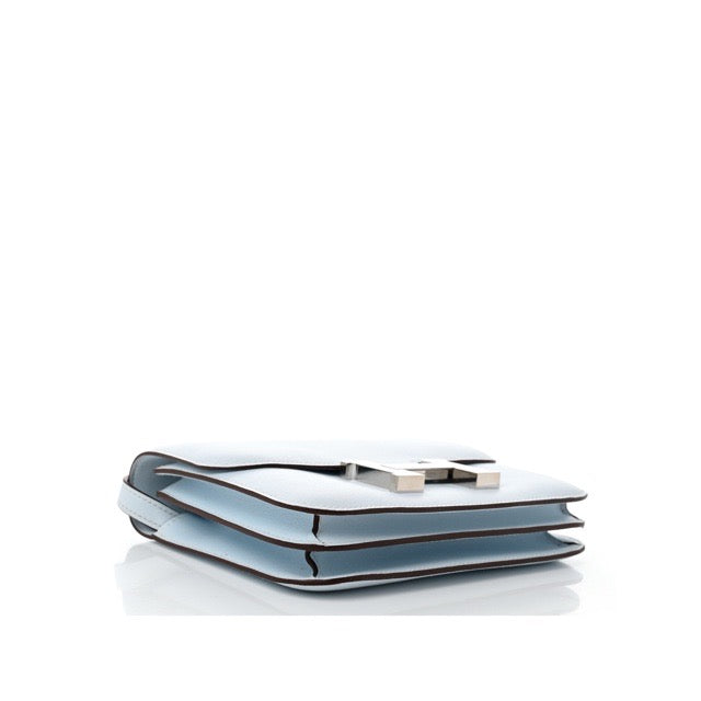 エルメス コンスタンス 18 ブルーブリュム スイフト シルバー金具 ショルダーバッグ HERMES CONSTANCE 18 BLEU BRUME SWIFT SILVER HARDWARE【中古】