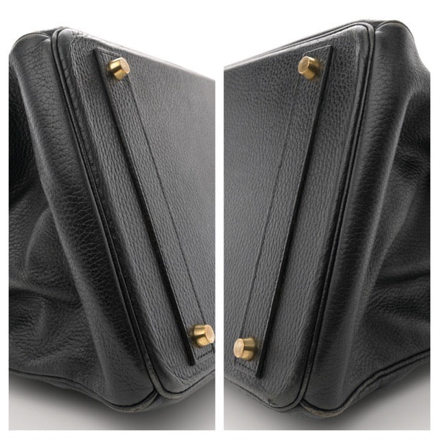 エルメス バーキン40 ブラック アルデンヌ シルバー金具 HERMES