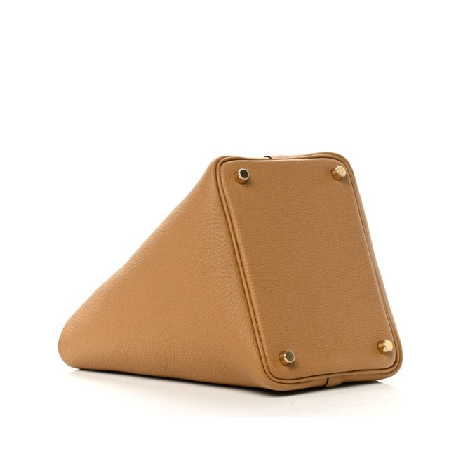 エルメス ピコタンロックPM ビスキュイ トリヨンクレマンス ゴールド金具 HERMES PICOTIN LOCK 18 BISCUIT TAURILLON CLEMENCE GOLD HARDWARE