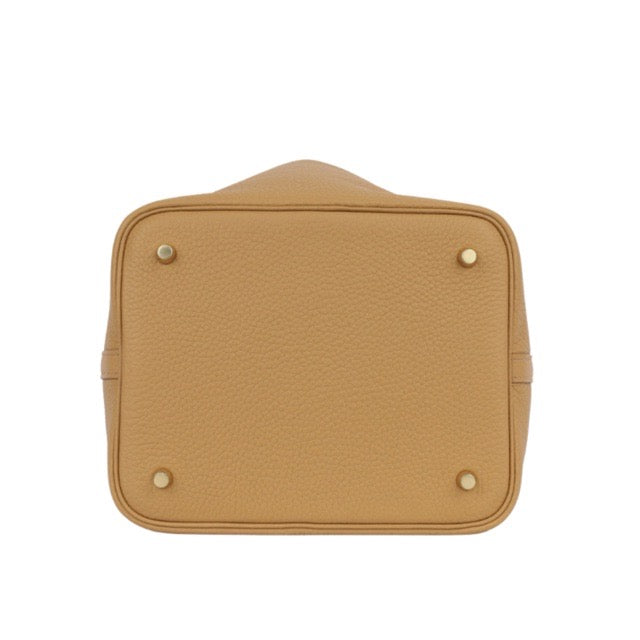 エルメス ピコタンロックMM ビスキュイ トリヨンクレマンス ゴールド金具 HERMES PICOTIN LOCK 22 BISCUIT TAURILLON CLEMENCE GOLD HARDWARE