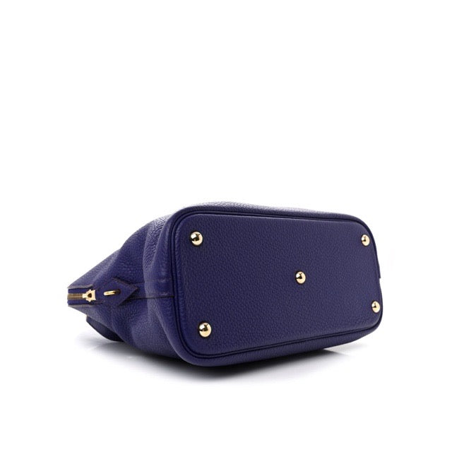 エルメス ボリード31 アイリス トリヨンクレマンス ゴールド金具 HERMES BOLIDE 31 IRIS TAURILLON CLEMENCE GOLD HARDWARE【中古】