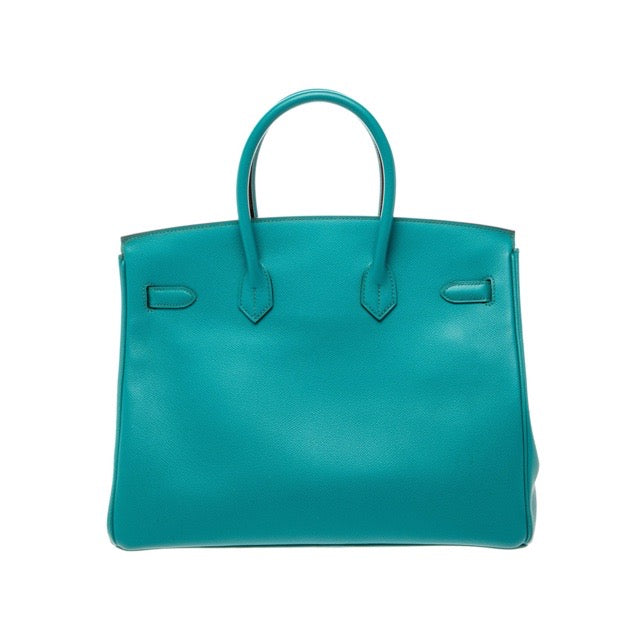 HERMES BIRKIN 35 BLEU PAON EPSOM GOLD HARDWARE