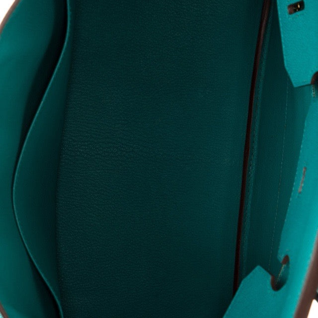HERMES BIRKIN 35 BLEU PAON EPSOM GOLD HARDWARE