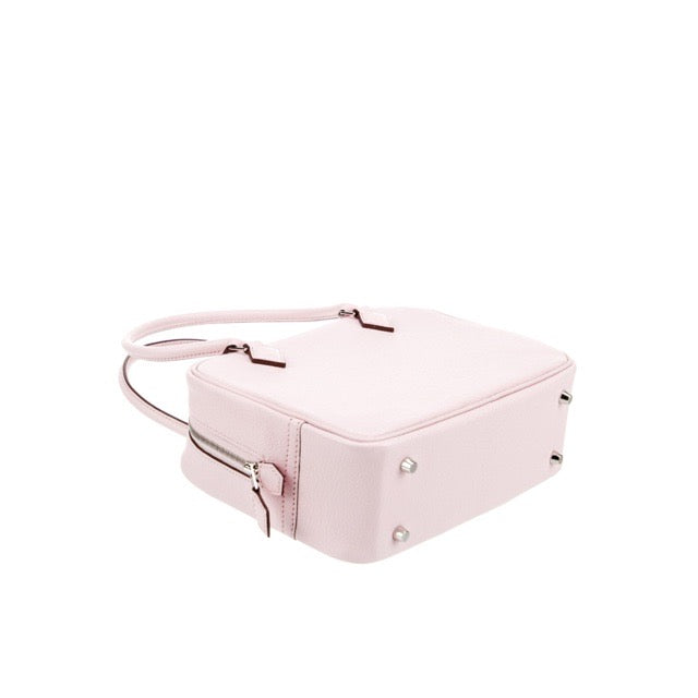 エルメス プリュム ミニ ローズダーリン シェーブル シルバー金具 HERMES PLUME MINI ROSE DARLING CHEVRE SILVER HARDWARE