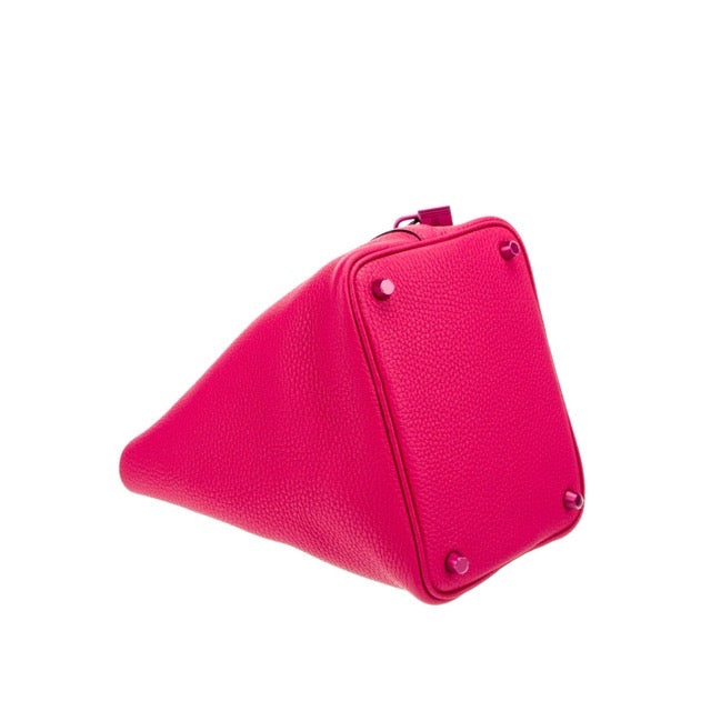 エルメス ピコタンロックPM モノクローム ローズメキシコ トリヨンクレマンス ピンク金具 HERMES PICOTIN LOCK 18 MONOCHROME ROSE MEXICO TAURILLON CLEMENCE PINK HARDWARE