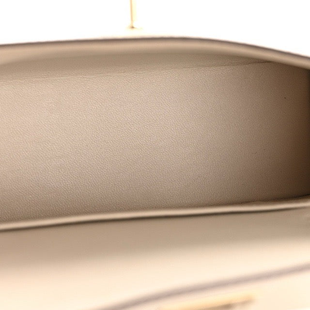 エルメス ミニケリー ケリーミニ２ ミニドゥ 外縫い スペシャルオーダー バイカラー クレ アネモネ エプソン シャンパンゴールド金具 パーソナルオーダー ホースシュー HERMES KELLY MINI 2 SELLIER 20 CRAIE ANEMONE EPSOM PERMABRASS GOLD HARDWARE HSS【中古】