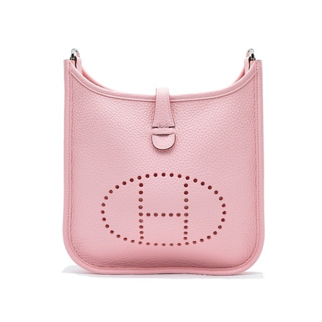 エルメス エヴリン 23 Rose Sakura トリヨンクレマンス シルバー金具 エブリン HERMES EVELYNE 23 ROSE SAKURA TAURILLON CLEMENCE SILVER HARDWARE