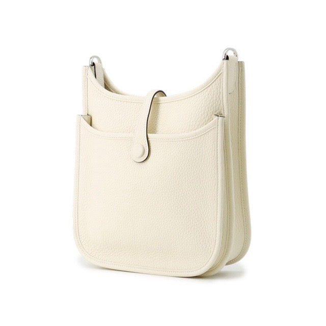 エルメス エヴリン 23 Cream トリヨンクレマンス シルバー金具 エブリン HERMES EVELYNE 23 CREAM TAURILLON CLEMENCE SILVER HARDWARE