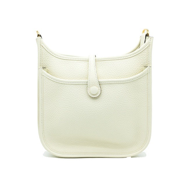 エルメス エヴリン 23 Cream トリヨンクレマンス ゴールド金具 エブリン HERMES EVELYNE 23 CREAM TAURILLON CLEMENCE GOLD HARDWARE