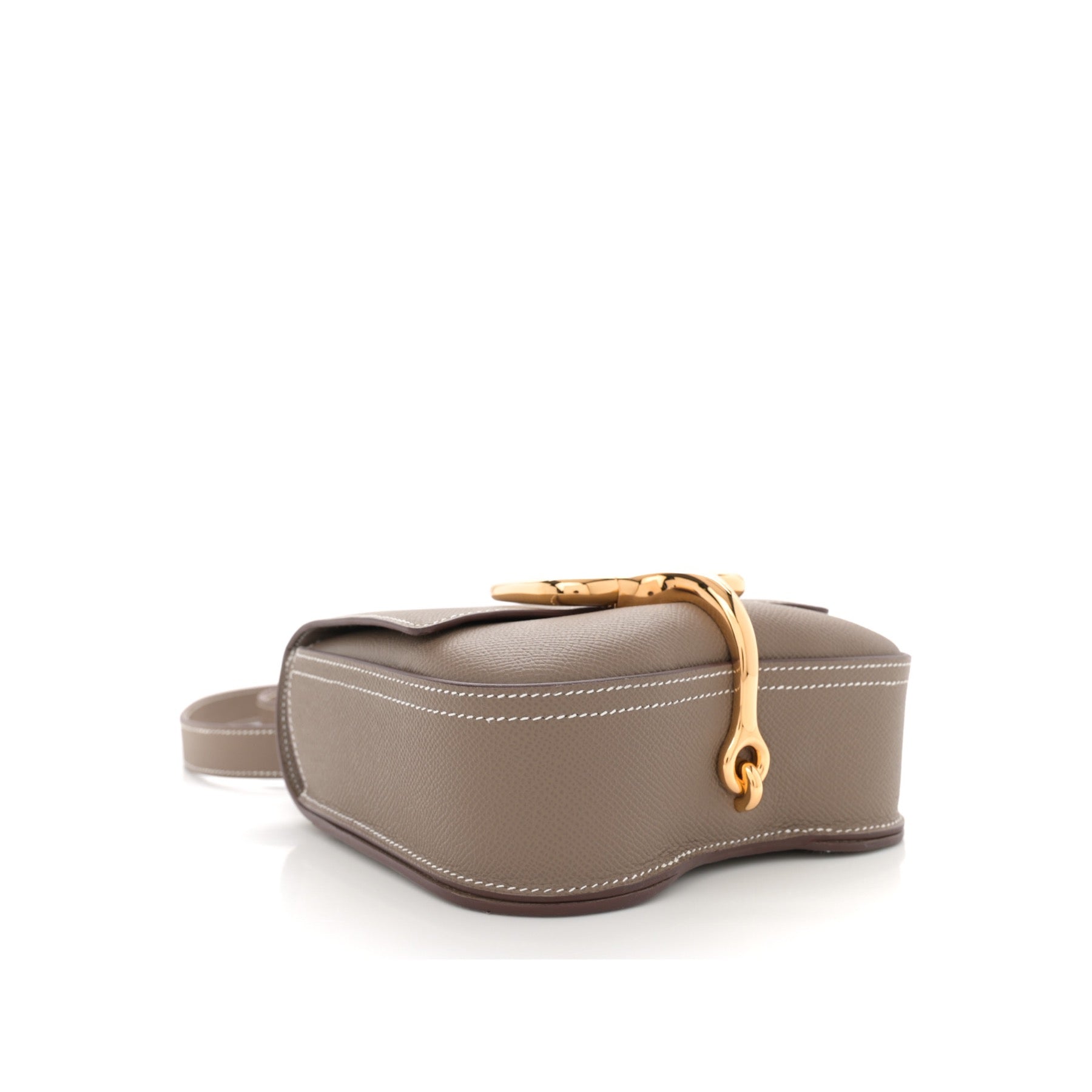 エルメス ミニ デッラ・カヴァッレリア デッラカバッレリア エトゥープ エプソン ゴールド金具 ショルダーバッグ HERMES MINI DELLA CAVALLERIA ETOUPE EPSOM GOLD HARDWARE【中古】