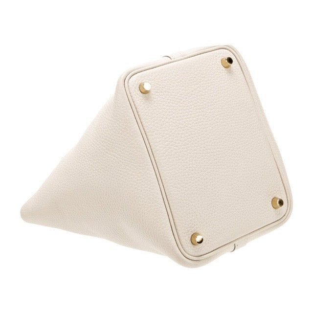 HERMES PICOTIN LOCK 18 PM CRAIE TAURILLON CLEMENCE GOLD HARDWARE